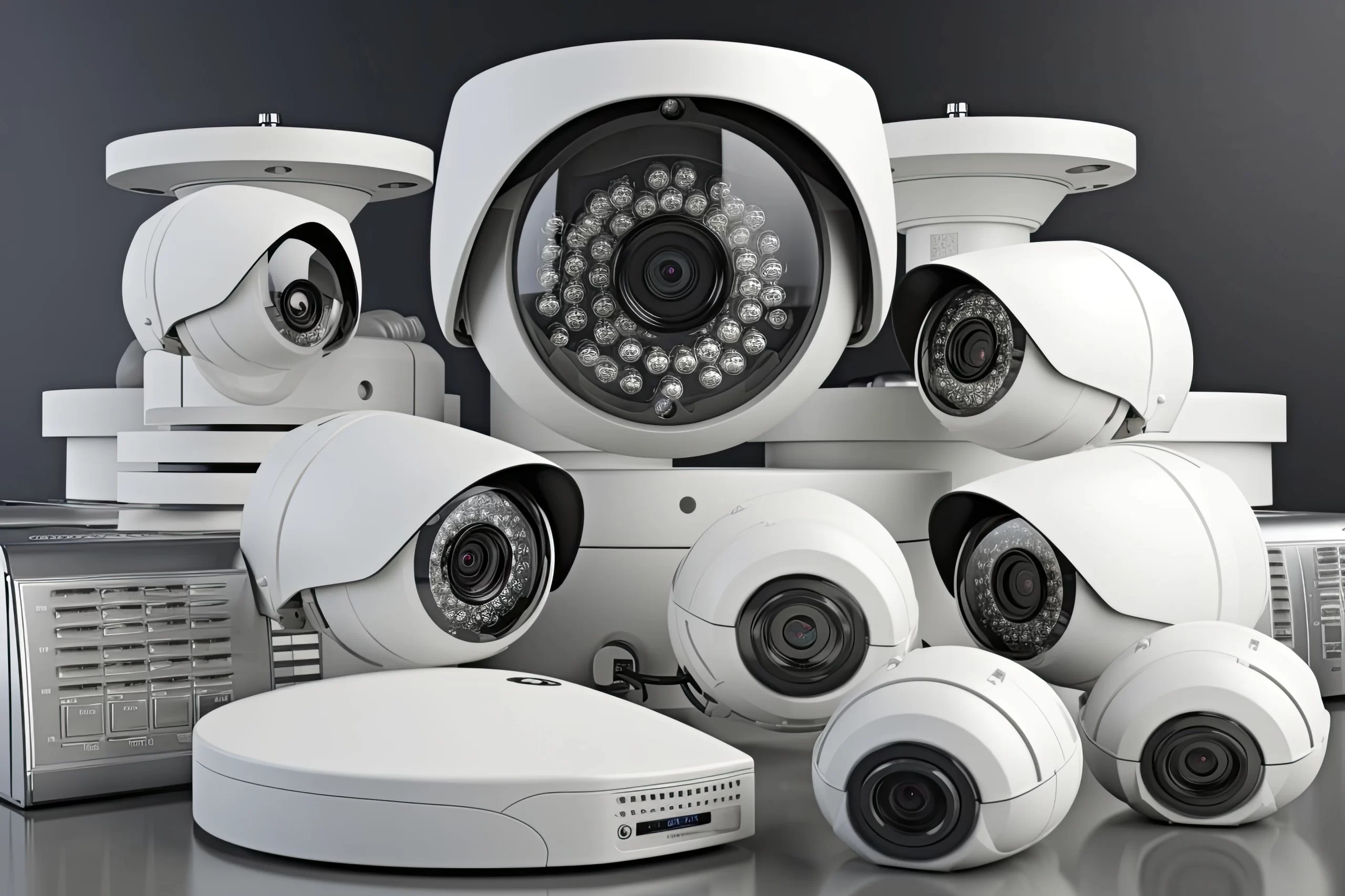 Professional home cctv and video security cameras. Generative ai